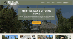 Desktop Screenshot of couragetoresist.org